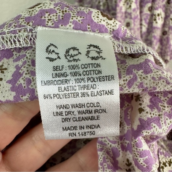 SEA NEW YORK Ida Apron Lilac Midi Dress SZ S - Picture 8 of 10